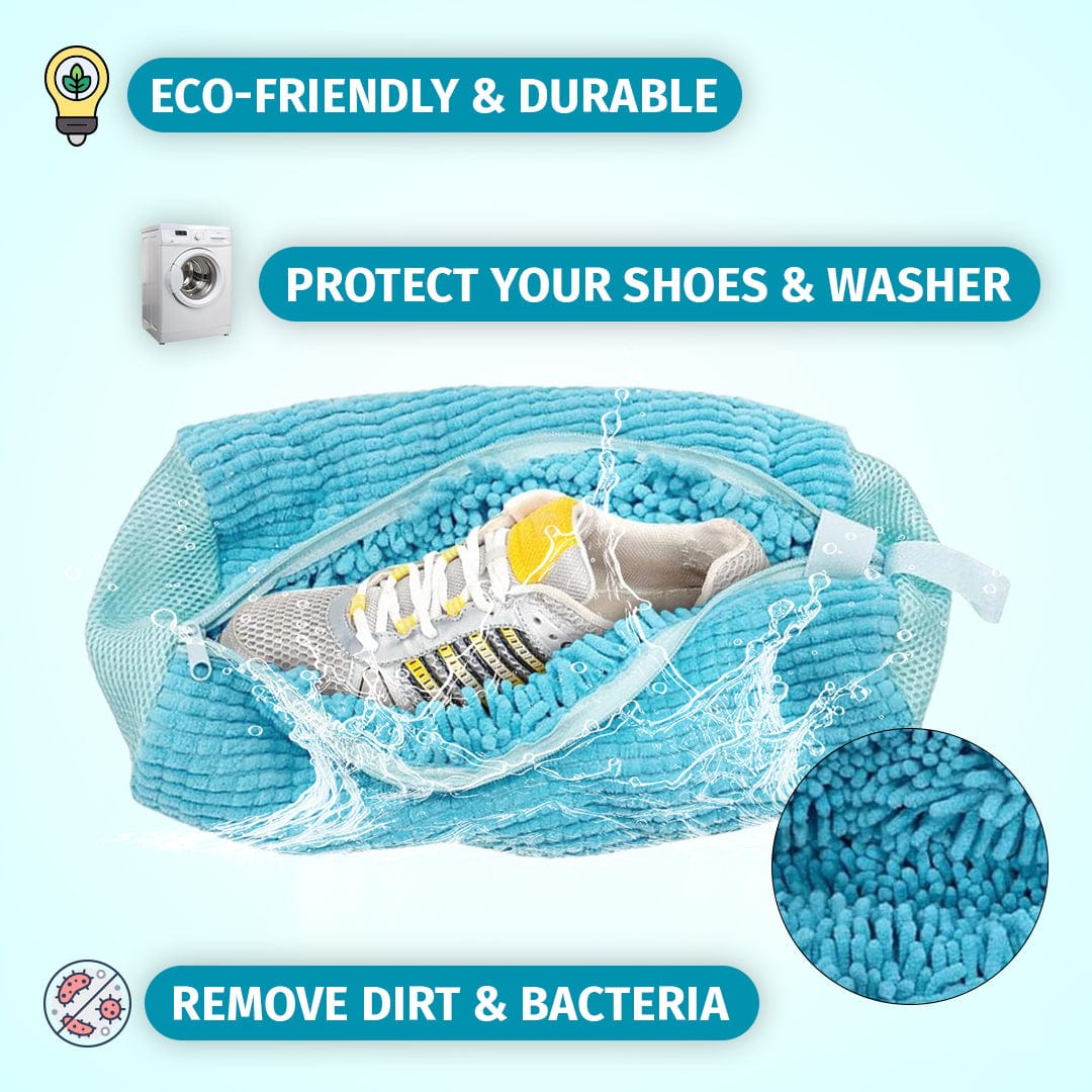Premium Shoes Cleaning Bag | Blue | 1+1 FREE