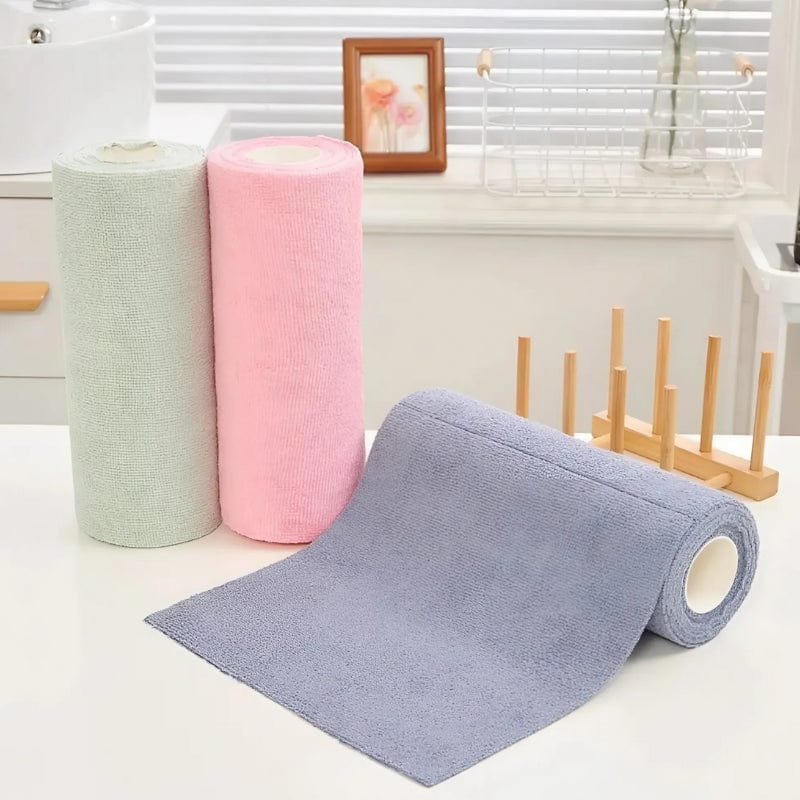 1+1 Free | Reusable Microfiber Kitchen Cloths – 20 Pack