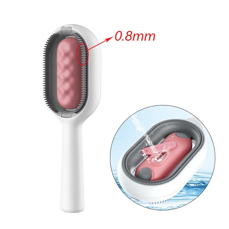 MagicPaws Pet Grooming Brush | Mess-Free Fur Control & Soothing Massage (1+1 Free)