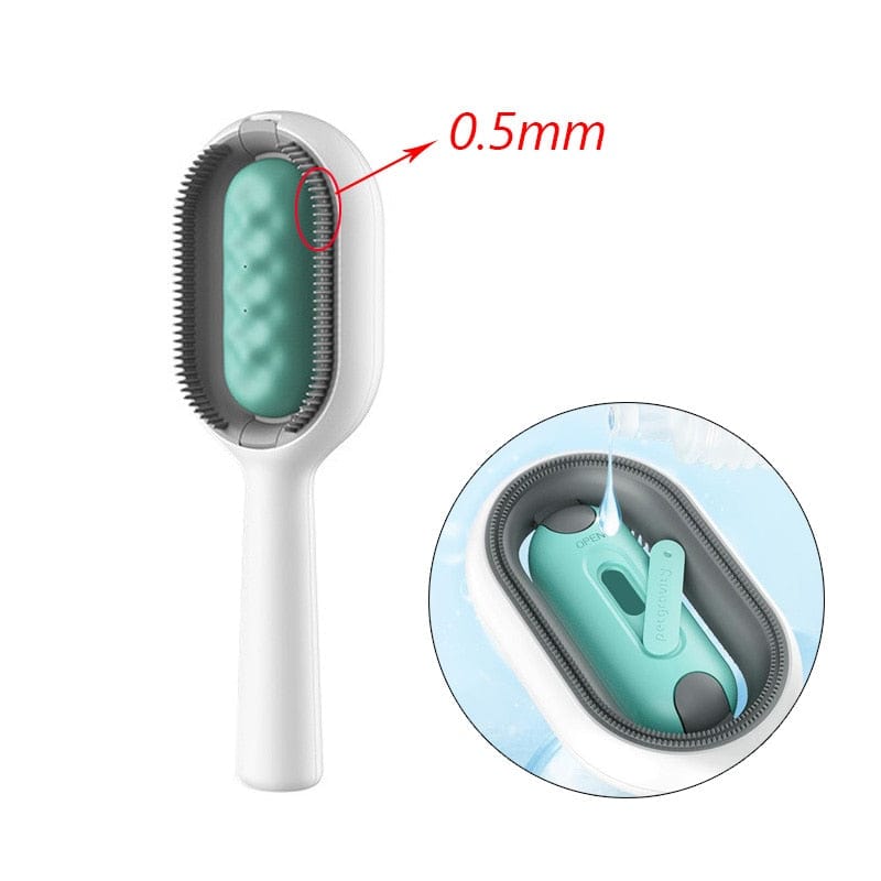 MagicPaws Pet Grooming Brush | Mess-Free Fur Control & Soothing Massage (1+1 Free)