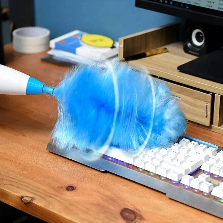 Cordless Electric Spin Duster - Effortless 360° Dusting for Hard-to-Reach