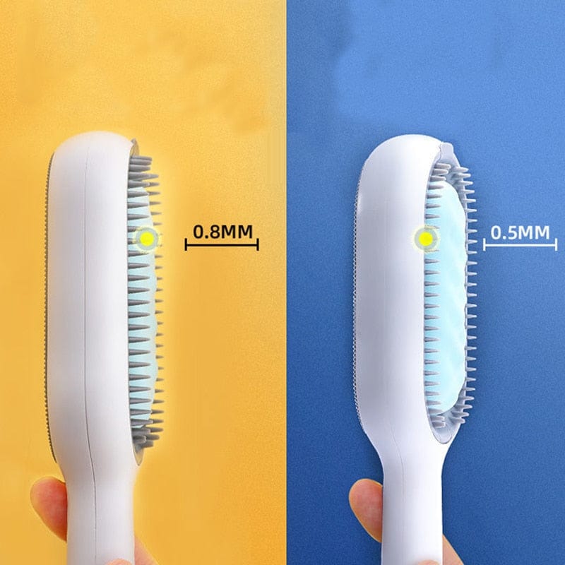 MagicPaws Pet Grooming Brush | Mess-Free Fur Control & Soothing Massage (1+1 Free)