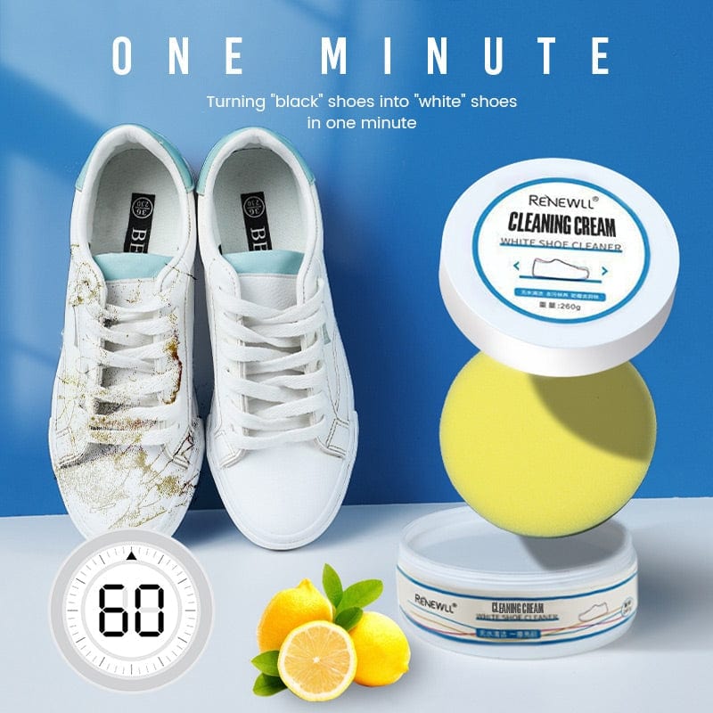 White Shoe Cleaning Cream - 1+1 Free for Instant Shoe Makeover