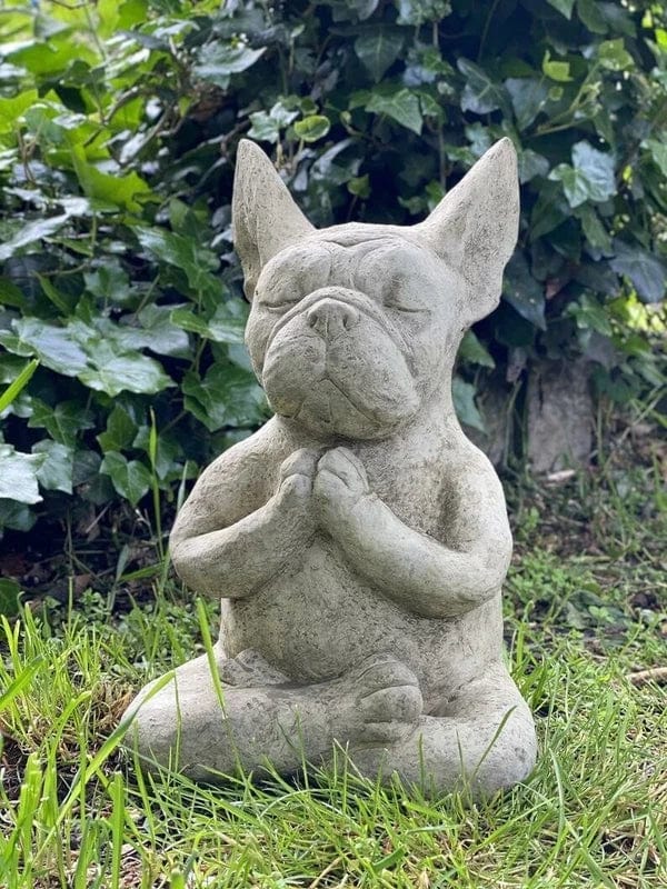 Charming French Bulldog Statue – Perfect Indoor & Outdoor Décor for Dog Lovers