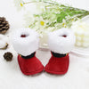 Baby Toddler Christmas Boots – Warm Plush Heart Non-Slip Shoes