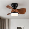 Wood Simple Stylish Ceiling Fan with LED Light and Remote Control