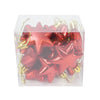 12Pcs Plastic Heart Ornaments for Christmas Tree & Wedding Decor