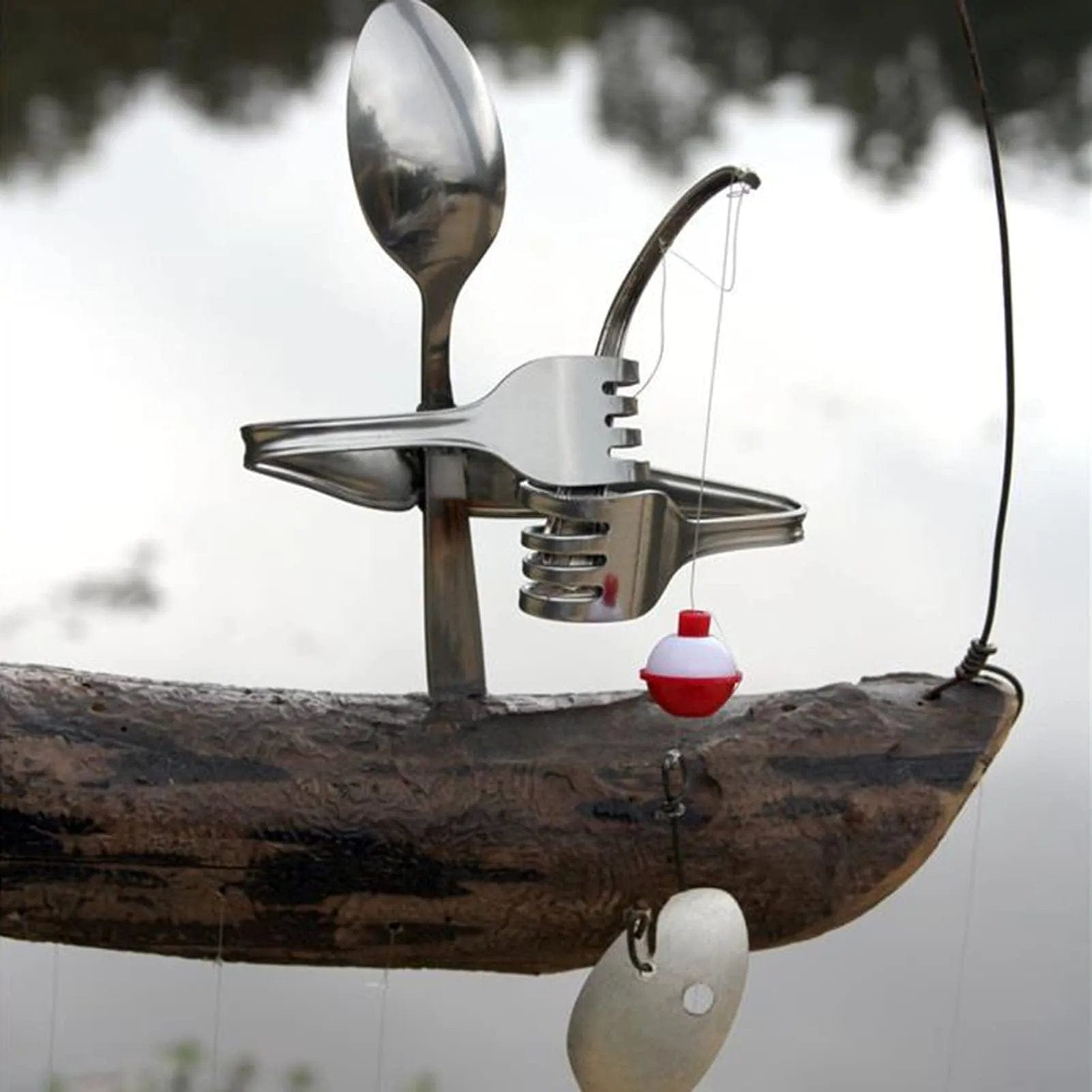 Elegant Spoon Fish Wind Chime – Handcrafted & Unique Décor