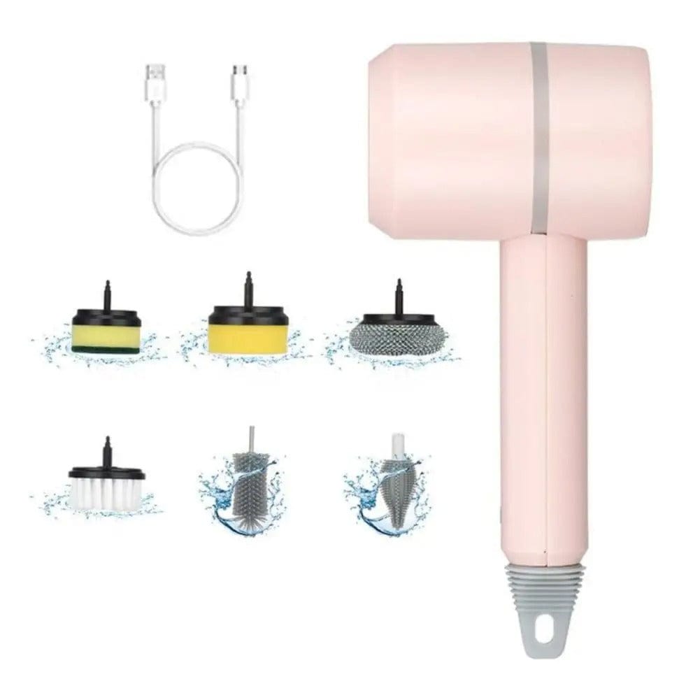 6-in-1 Electric Multi-Surface Cleaning Brush - Time-Saving Tool