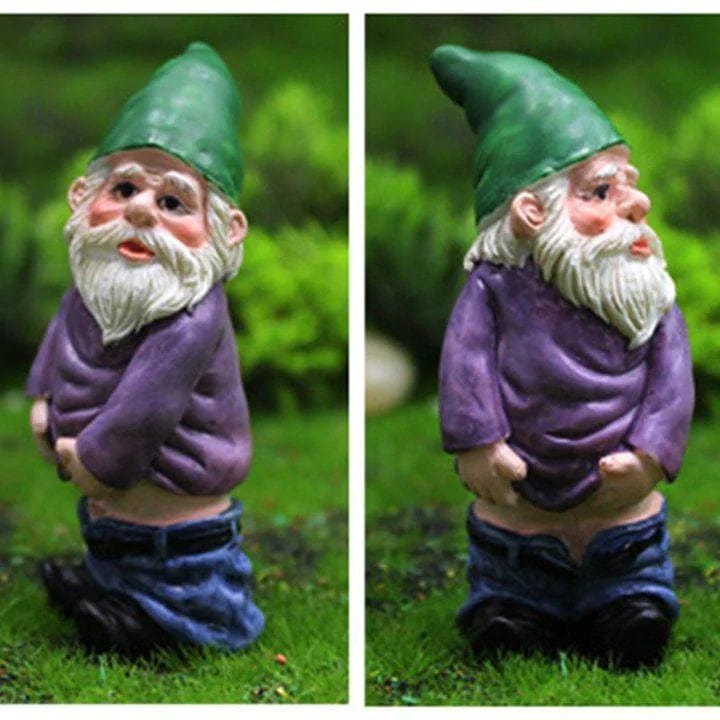 Handcrafted Drunken Garden Gnomes – 7 cm Unique Decor