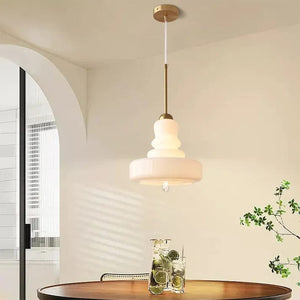 Bauhaus Gourd Glass Pendant Light – Timeless Elegance with a Playful Twist