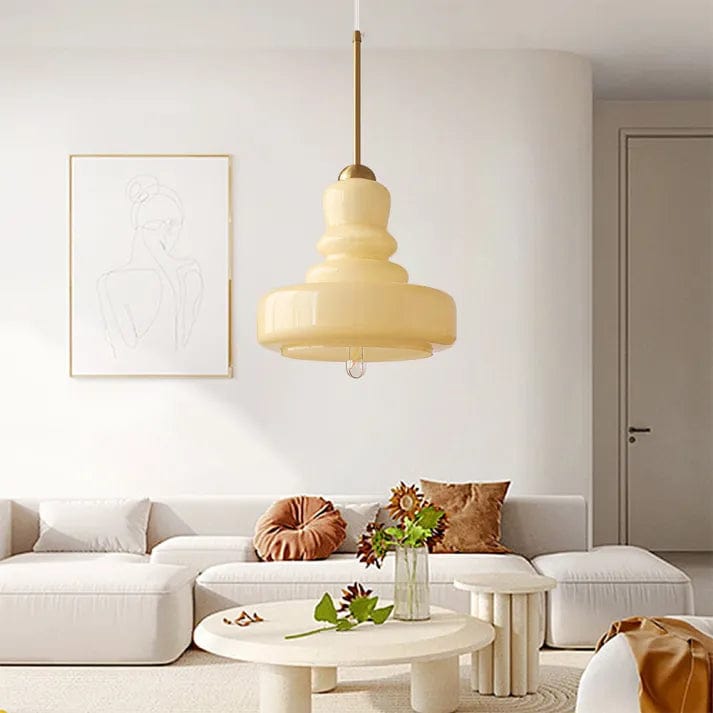 Bauhaus Gourd Glass Pendant Light – Timeless Elegance with a Playful Twist