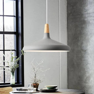 French Macaron Conical Metal Pendant Lamp - Playful & Elegant Lighting for Modern Spaces