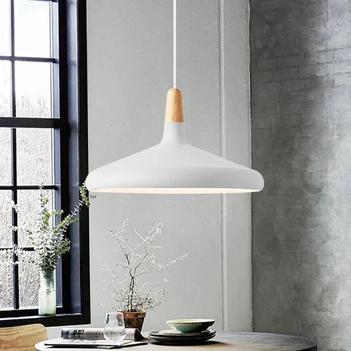 French Macaron Conical Metal Pendant Lamp - Playful & Elegant Lighting for Modern Spaces