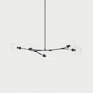 Bubble Glass Sputnik Chandelier – Modern Elegance