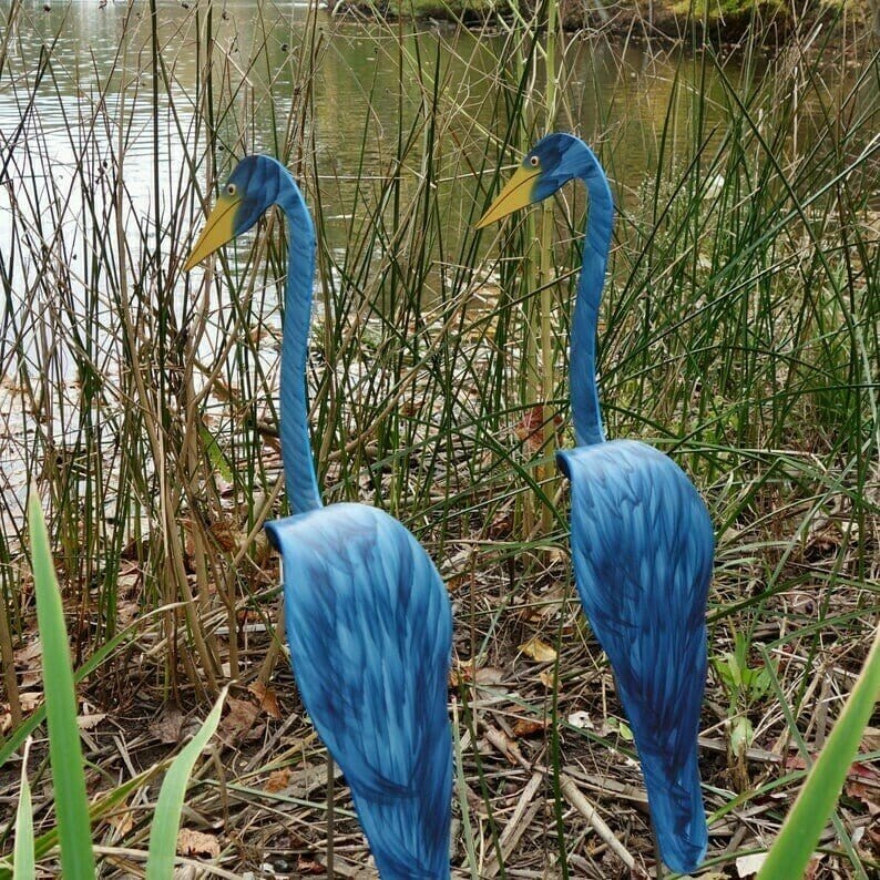 Charming Metal Garden Birds - WhirlWing Garden Art Sculpture