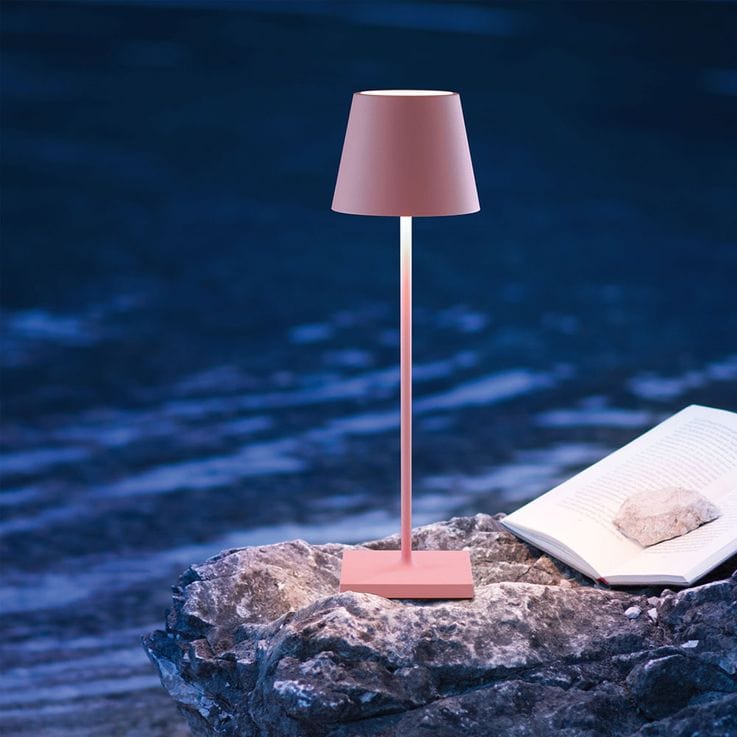 Modern Touch Table Lamp – Wireless, Dimmable, and Rechargeable