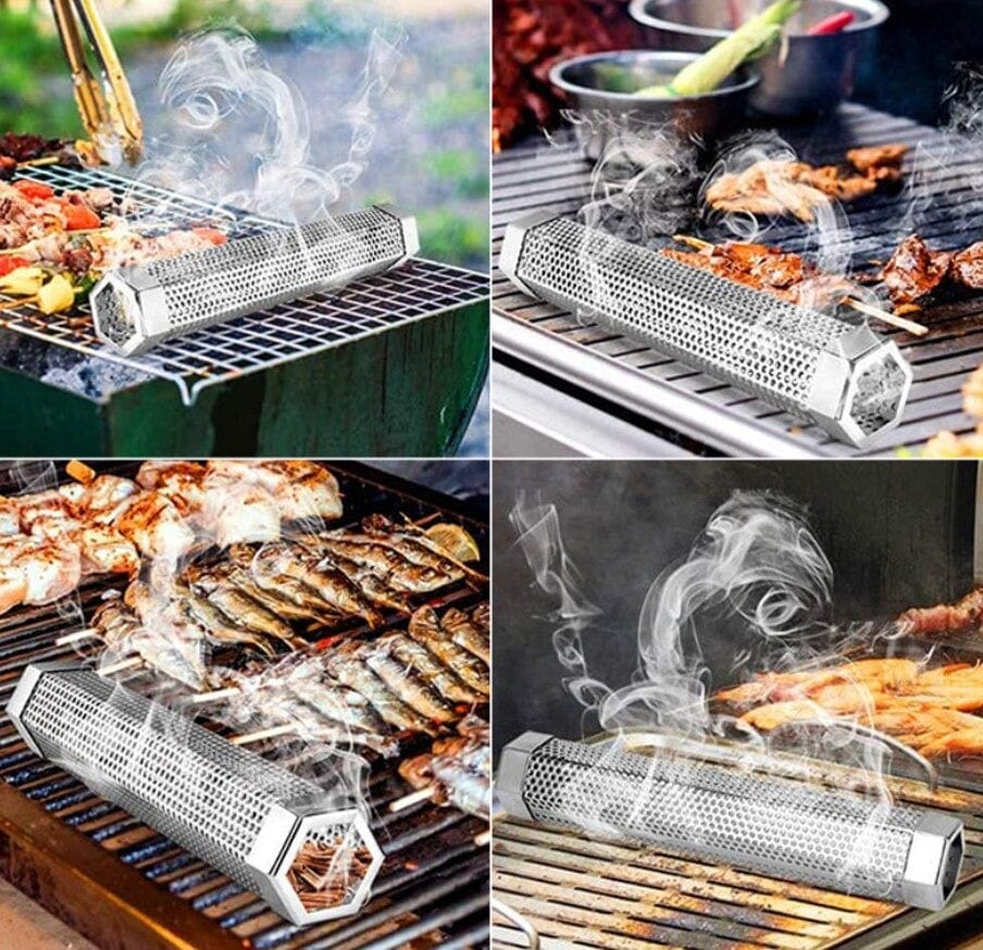 BBQ Grill Pellet Tube Smoker Box