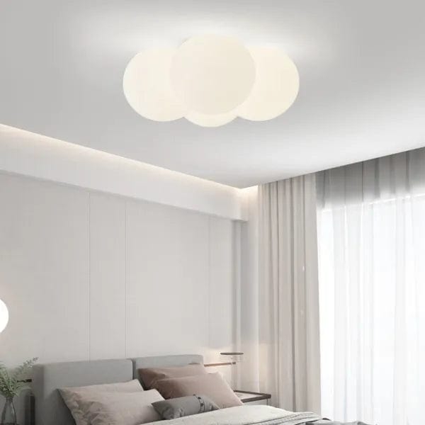 Modern Cloud Hardware Ceiling Lamp - Soft, Contemporary LED Lighting for Serene Spaces