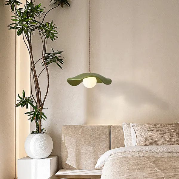 LotusGlow Pendant Light – Organic Elegance for Your Dining Space