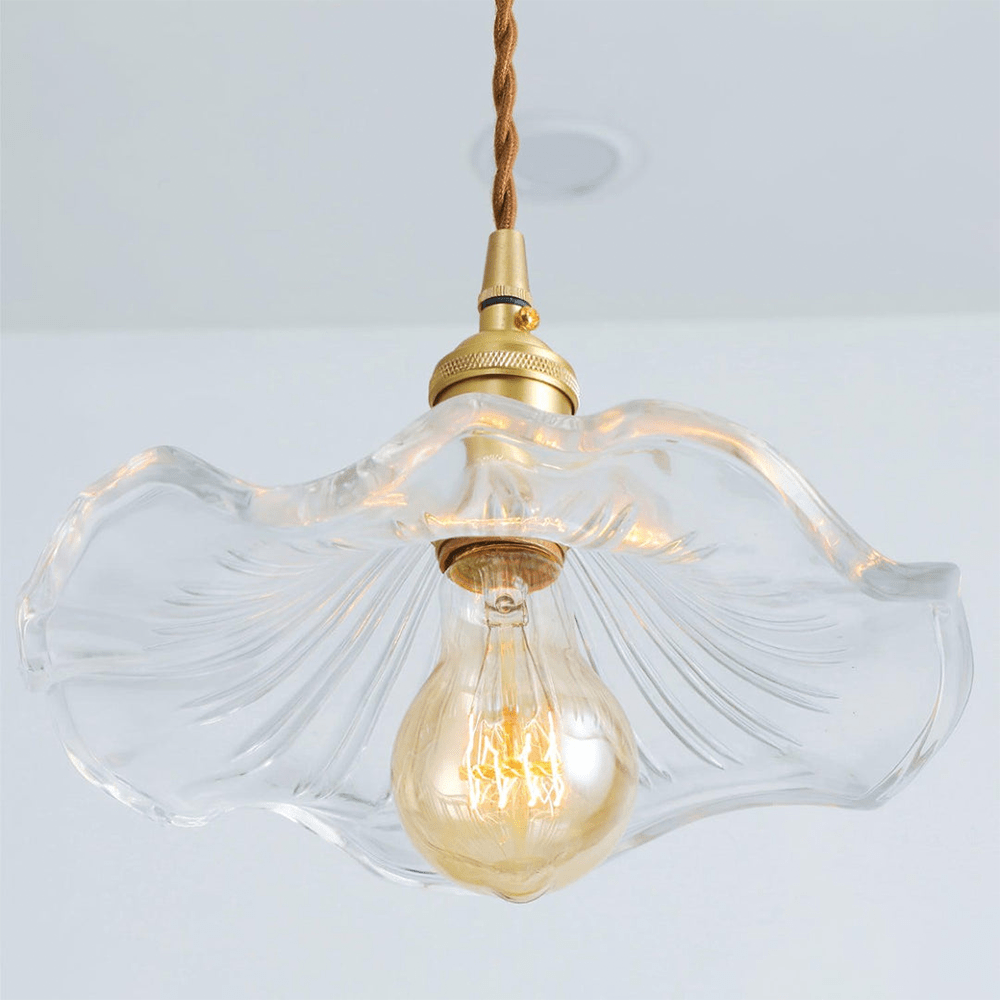 Blossom Glass Pendant – Elegant LED Ceiling Light