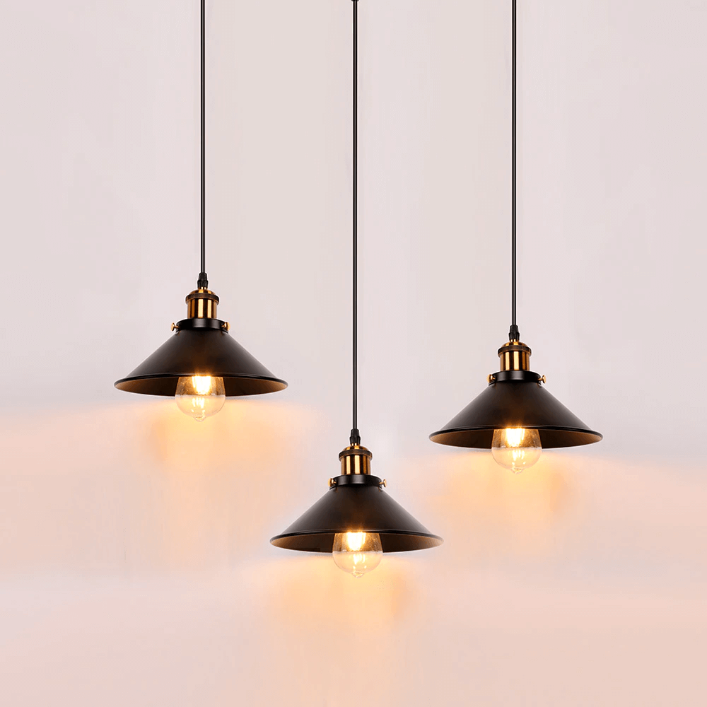 Brass Cone Pendant Light – Vintage Charm with Modern Elegance