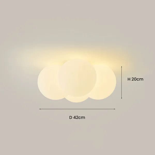 Modern Cloud Hardware Ceiling Lamp - Soft, Contemporary LED Lighting for Serene Spaces