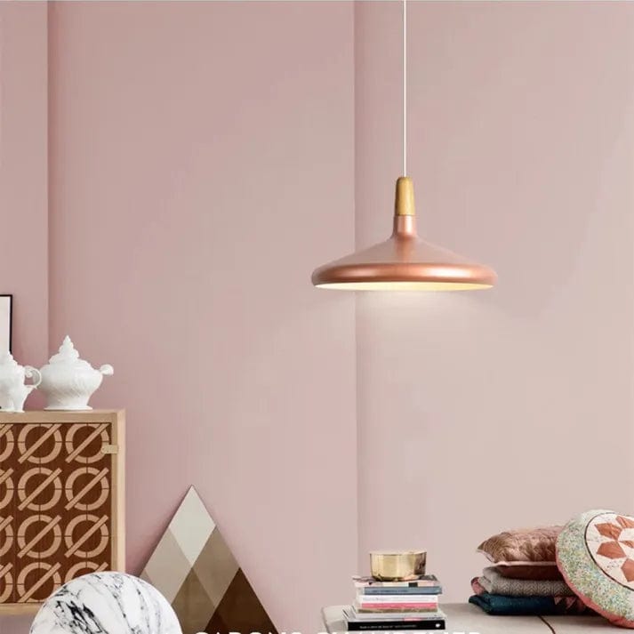 French Macaron Conical Metal Pendant Lamp - Playful & Elegant Lighting for Modern Spaces