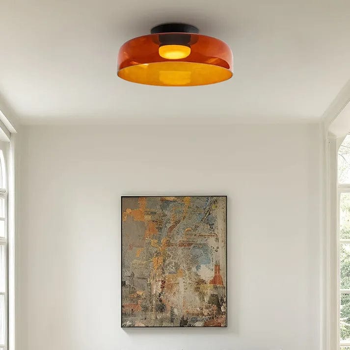 Medieval Glass Ceiling Lamp – Timeless Elegance with Modern Flair