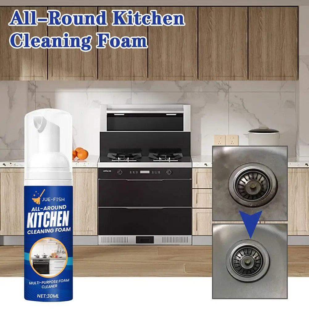 Kitchen Cleaning Foam | 1+1 Free | Natural Grease Remover