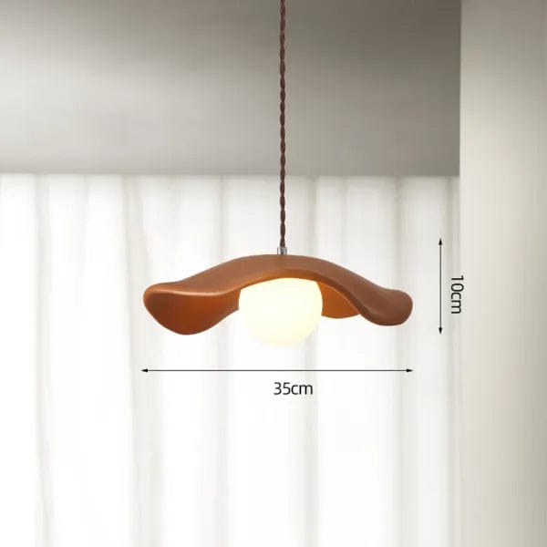 LotusGlow Pendant Light – Organic Elegance for Your Dining Space