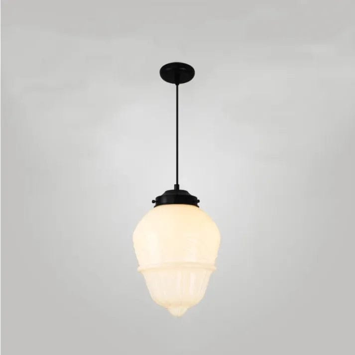 Vintage Milk Glass Pendant Light – Timeless Elegance