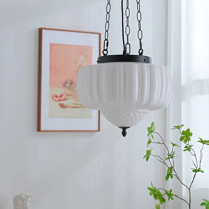 Modern White Minimalist Pendant Light - Sleek & Versatile Design