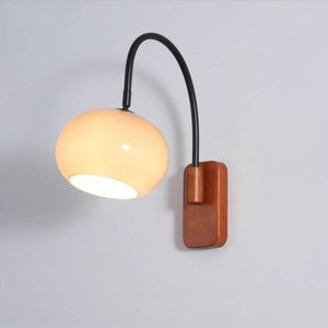 Bauhaus Kaki Rotatable Glass Wall Light – Modern Swivel Design