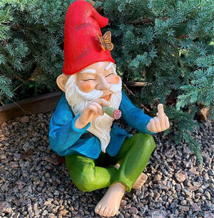 Charming Garden Gnome Statue for Indoor and Outdoor Decor