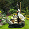 Charming Duck Fountain – Water Feature for Garden & Patio