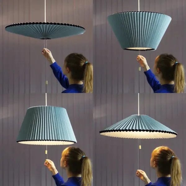 Creative Stretchable LED Pendant Lamp - Adjustable Height for Modern Bedrooms