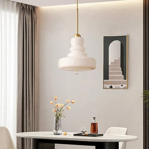 Bauhaus Gourd Glass Pendant Light – Timeless Elegance with a Playful Twist