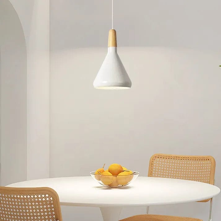 French Macaron Conical Metal Pendant Lamp - Playful & Elegant Lighting for Modern Spaces