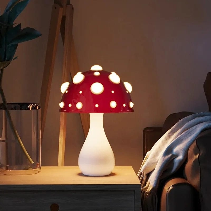 Manita Mushroom Lamp – Whimsical Amanita-Inspired Design