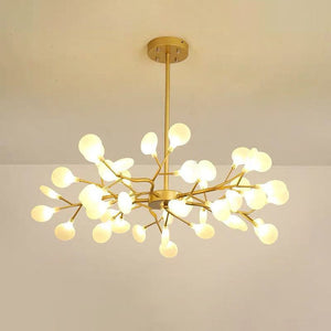 Simplicity Branched Firefly Chandelier - Modern Minimalist LED Fixture