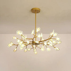 Simplicity Branched Firefly Chandelier - Modern Minimalist LED Fixture