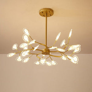 Simplicity Branched Firefly Chandelier - Modern Minimalist LED Fixture