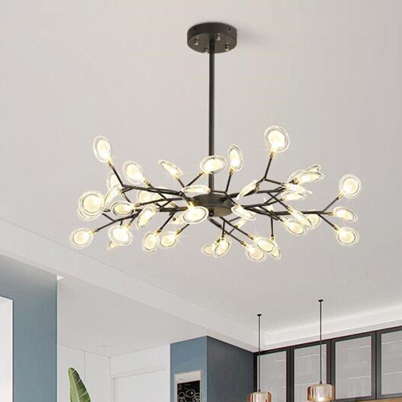 Simplicity Branched Firefly Chandelier - Modern Minimalist LED Fixture