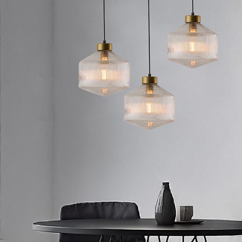 Modernism Drum Pendant Lamp - Chic Glass LED/Incandescent Fixture