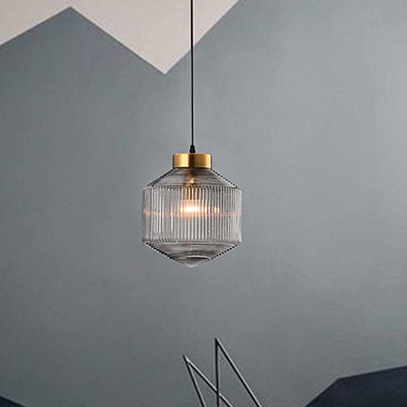 Modernism Drum Pendant Lamp - Chic Glass LED/Incandescent Fixture