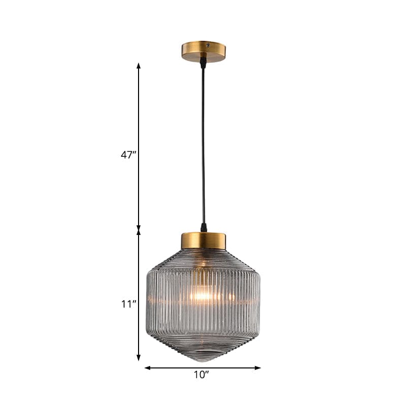 Modernism Drum Pendant Lamp - Chic Glass LED/Incandescent Fixture