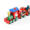 4-Knots Christmas Train Wooden Decor with Santa