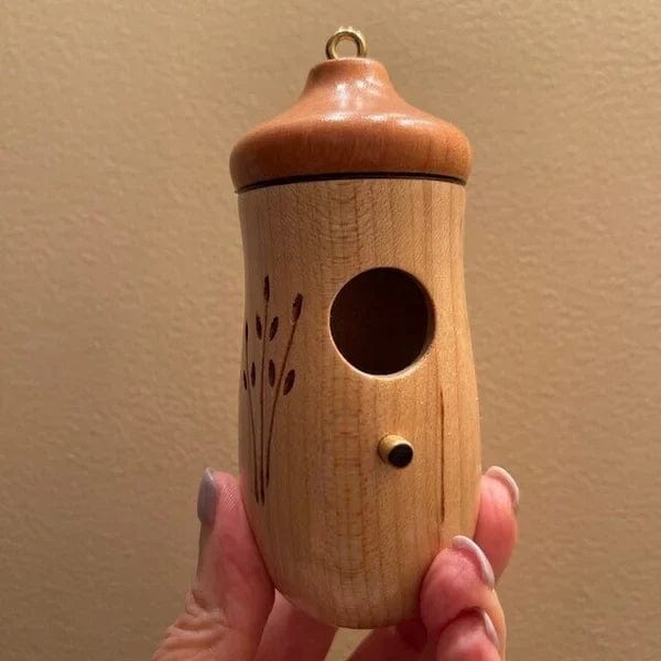 Handcrafted Wooden Hummingbird House – Charming Outdoor Decor