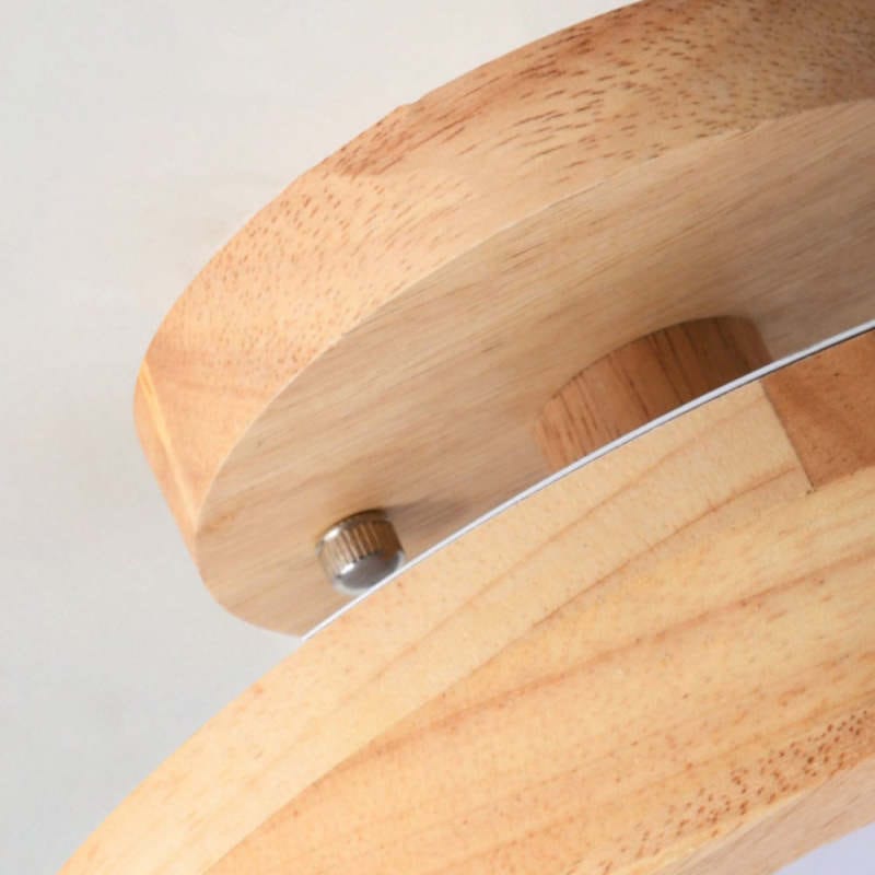 Modern Wooden LED Ceiling Light – Minimalist Design with Natural Elegance